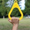 Plastic Yellow Kids Children Flying Gym Rings Pull Up Ring for Sports Game Outdoor Indoor Fitness