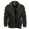 Giacche da uomo - Autunno Inverno Uomo Militare con Zip Giacca Tattica Esercito Moda Outdoor Casual Cappotto