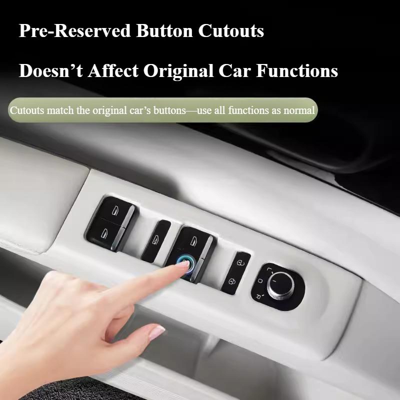 For Geely EX2 Proton eMAS 5 2025 2026 Door Armrest Panel Window Switch Decor Sticker Auto Interior Accessories