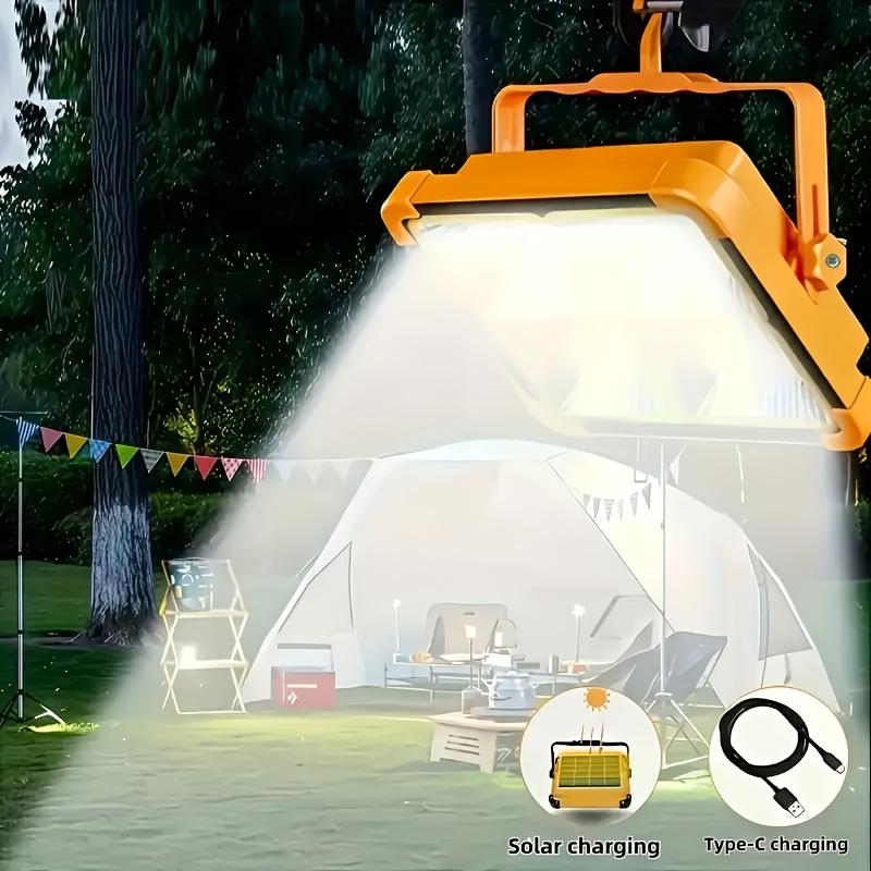 Solar-Arbeitslicht Outdoor LED-Solarleuchte Außen Wasserdicht Gartenlicht Notfall-Campinglicht Hängeleuchte Straße Garten
