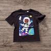 Grayson Kids Puzzle Huddle Astronaut Space Graphic Tee Black Shirt Size L NEW