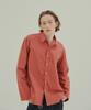 Triple Sense Solid Color Point Shirts Brown