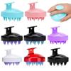 Silicone Scalp Massage Brush for Hair Washing Soft Head Scrubber for Deep Cleaning Exfoliating Gentle Dandruff Removal Brush for Home