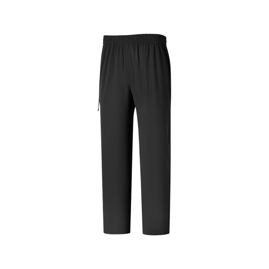 Skechers Solid Color Breathable Mid-Rise Casual Pants Men bottoms P226M112-0018