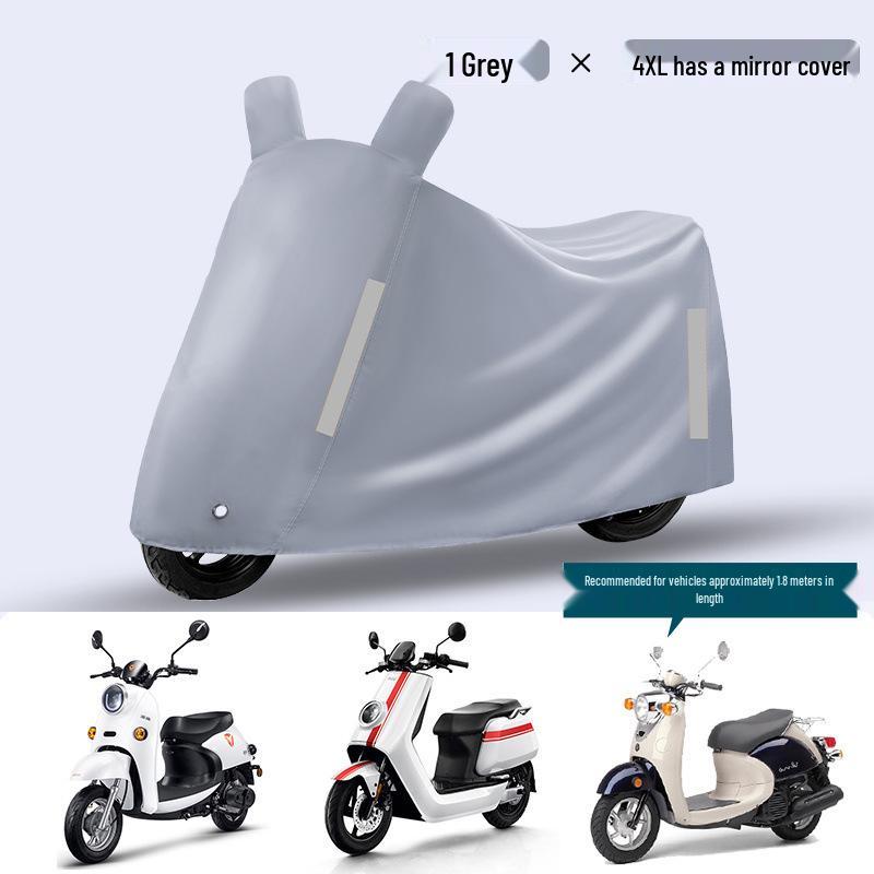 Electric Motorcycle Dustproof & Rainproof Cover Set for Scooters and Battery Cars