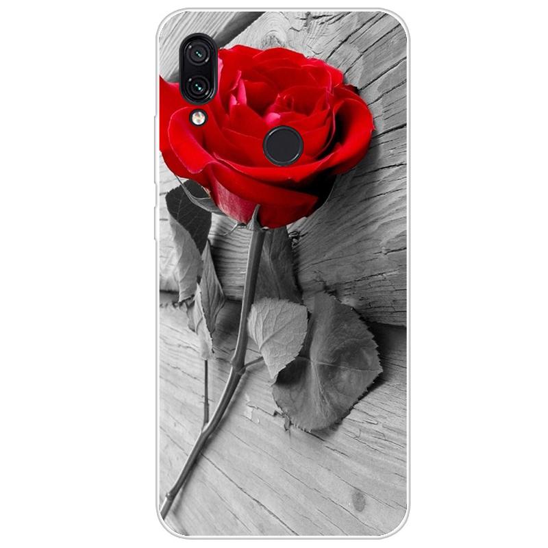 For Xiaomi Redmi Note 7 Case Flower Animal Cover Silicone Case For Redmi Note 7 Pro Note7 Bumper Shockproof Phone Case Coque