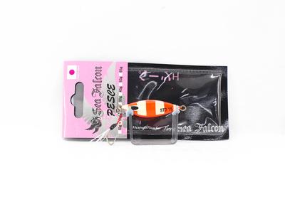 Sea Falcon Metal Jig Pesce 15 gramas 07 Rosa Laranja Zebra Glow (1658)
