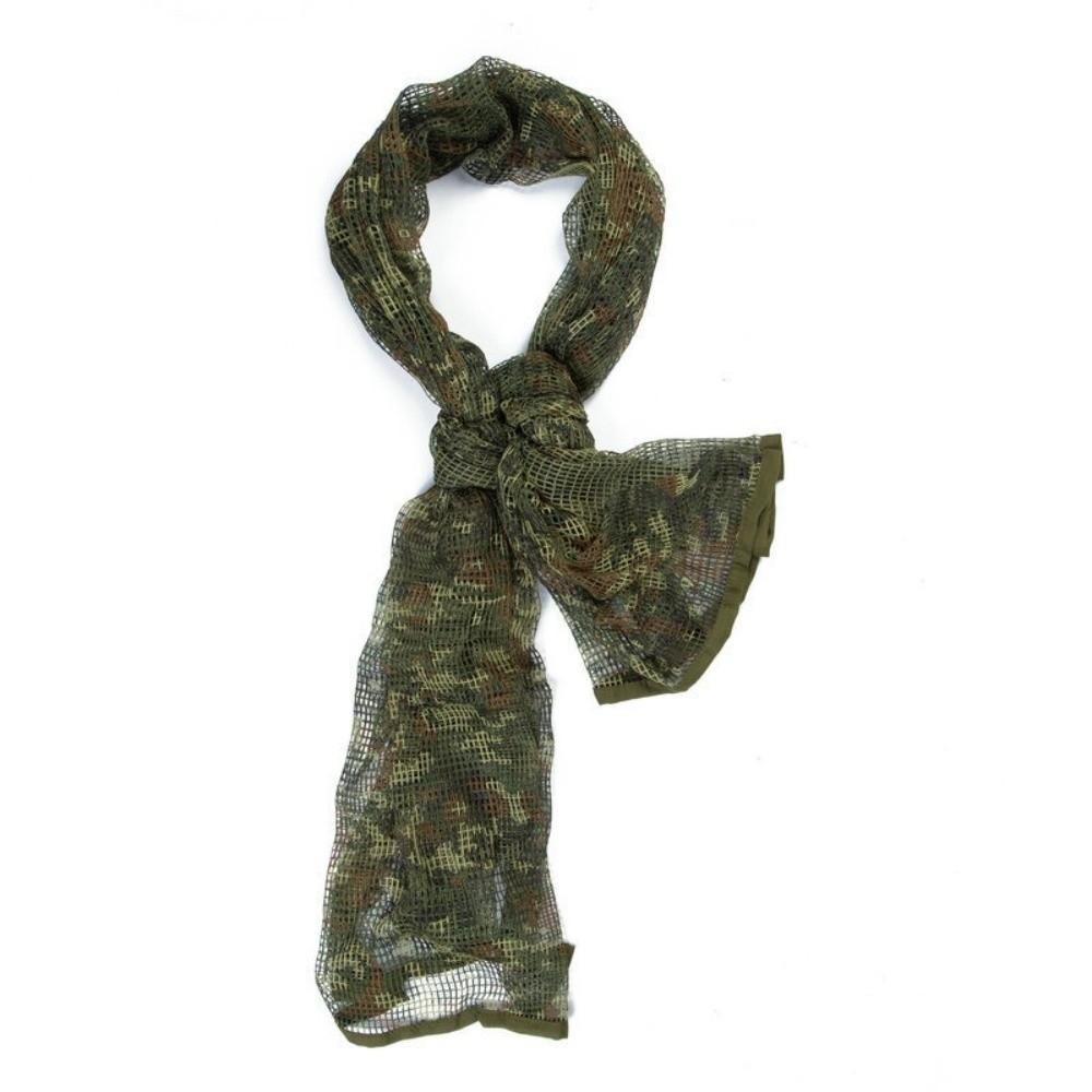 Camouflage Head Wrap Breathable Netting Neck Scarf Durable Mesh Scarf  Outdoor Sports