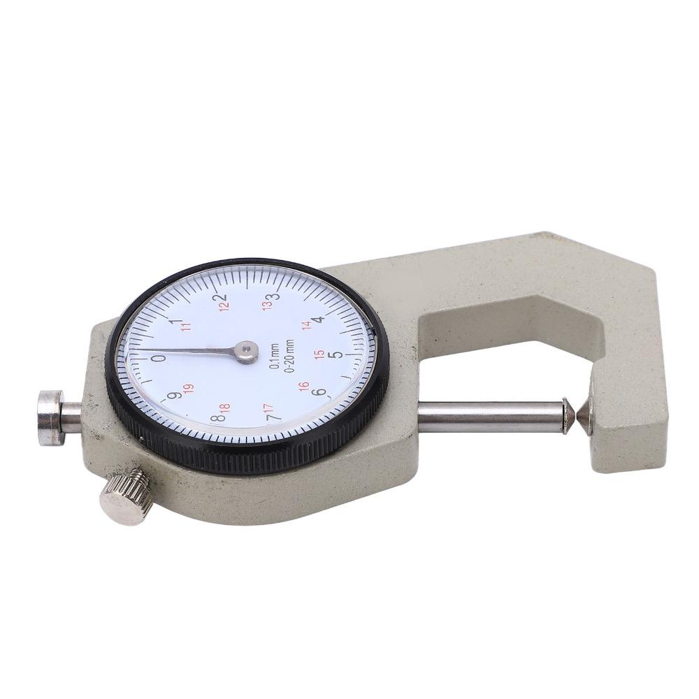 Pointer Display Thickness Micrometer 0-20mm Range Portable Thickness Meter  For Metals