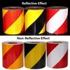 5cm/10cm/15cm/20cm Reflective Adhesive Tape Left Or Right Twill Double Color Strips Waterproof Safety Reflectors Sticker