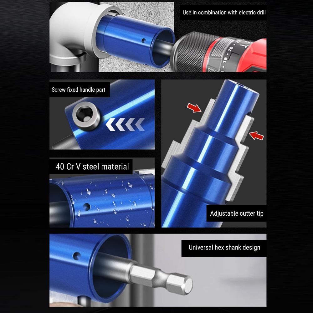 Electric Drill Compatible Valve Extractor Tool 1/2" 3/4" 1" Pipe Remover Tool  For Damaged Valves