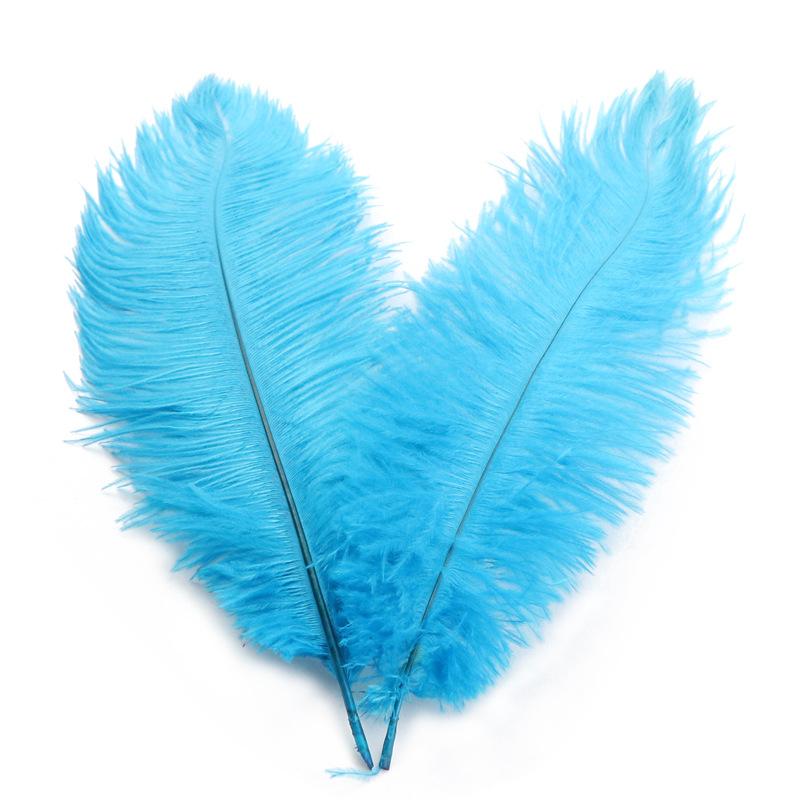 High Quality Ostrich Hair 35-40Cm Multi-Colored Decorative Feathers, Stage Room Flower Arrangement Feathers