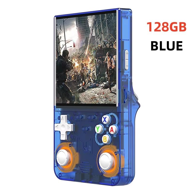 Console per videogiochi portatile retrò R36 Ultra Schermo IPS 128GB Giochi Lettore tascabile portatile Sistema Linux R36S R36 PRO
