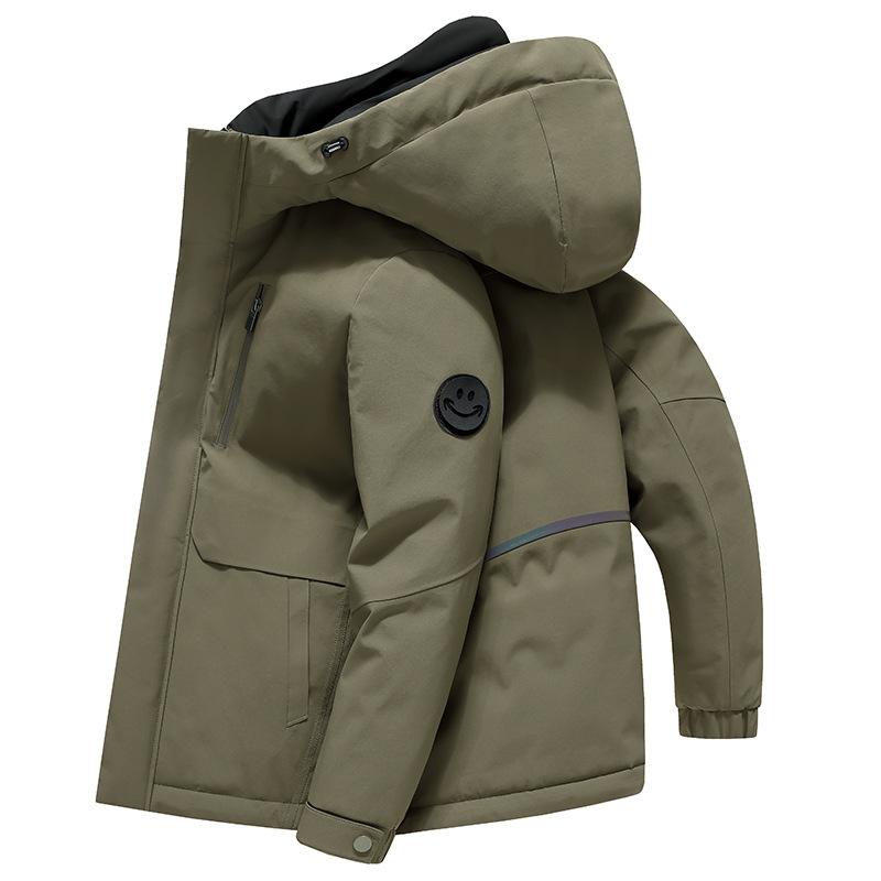 

Белая утиная пуховая куртка, зимняя, новая, средней длины, с капюшоном, утепленная, утепленная и теплая, для активного отдыха, мужская куртка-пуховик для мужчин 4XL