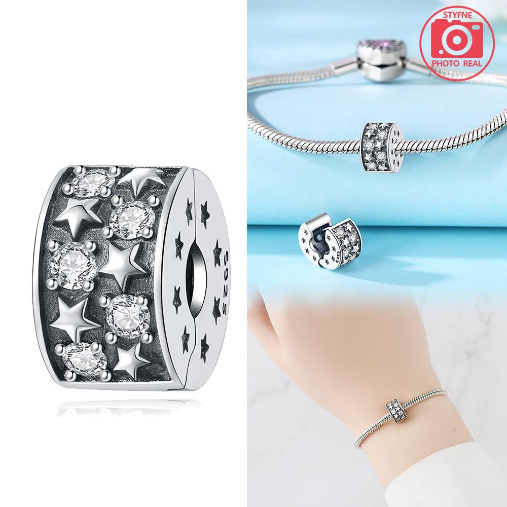 Moon And Star Positioning Buckle Beads Copper Colors For Charms Copper Colors Original Bracelet For Jewelry Making