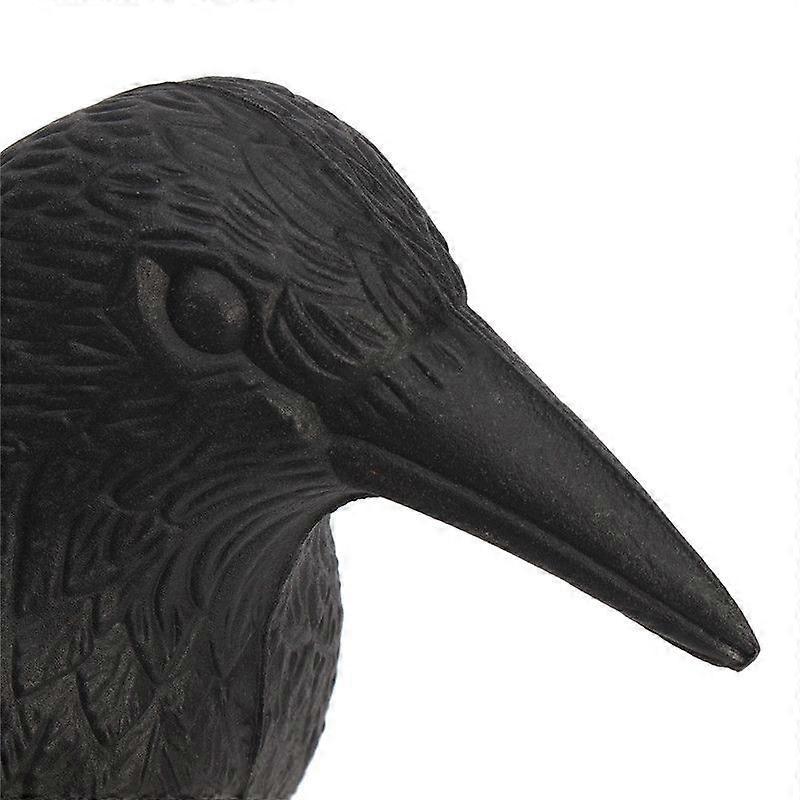 Simulation Raven Hunting Bait Decoration Plastic Scarf Bird Repellent Pest Tool