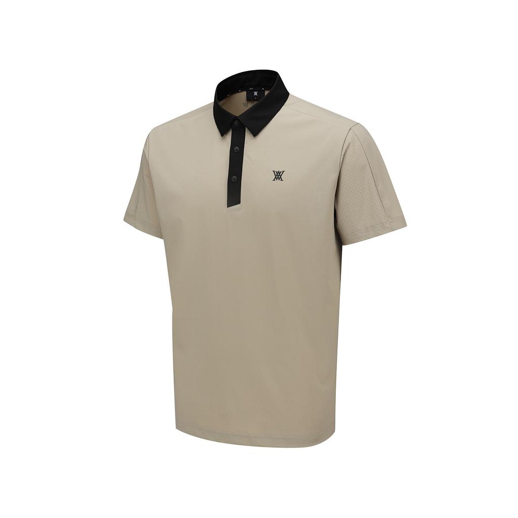 ANEW GOLF Men Hybrid Solid T-Shirt_Be