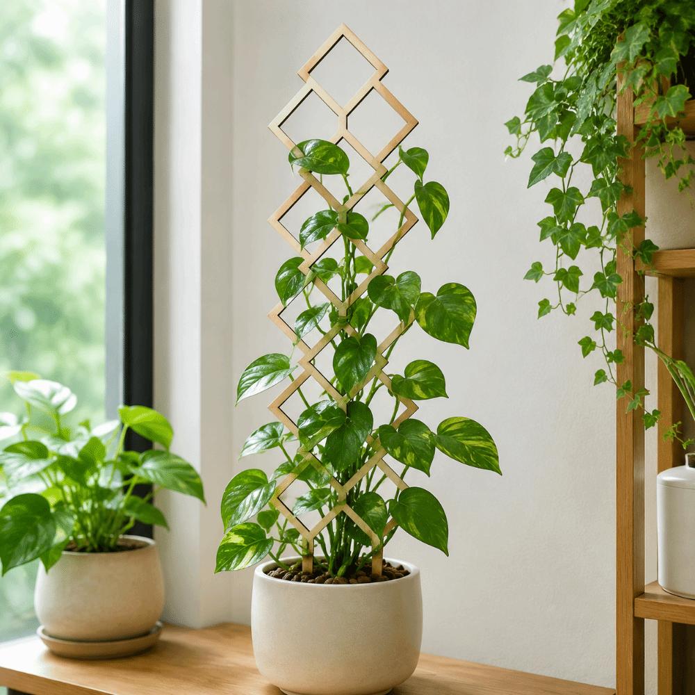 Hollow Out Plant Support Rack Climbing Stand Plant Trellis Frame Garden Plant Trellis Courtyard