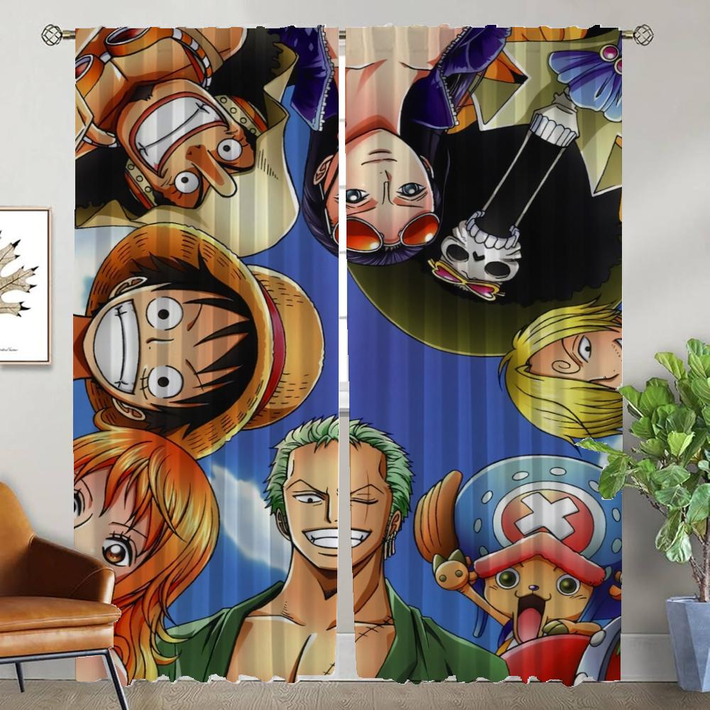 One-Pieces Shades Window Curtain for Room 2 Panel Elegant Room Curtains Tulle for Bedroom Partition Home Interior Curtains Child