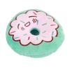 Plush Filled Donut Dog Toy Chew Tough Interactive Dog Chew Toy Squeaky Dog Toy  Interactive Play