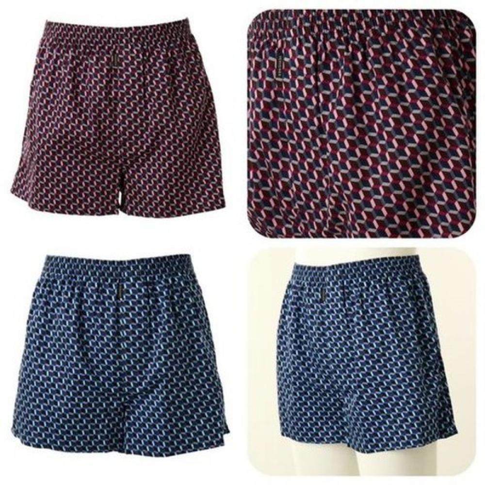 Venus Доступная цена 100% Хлопок Мужские Трусы-Боксеры Комплект vmpq159Set maron/navy/110