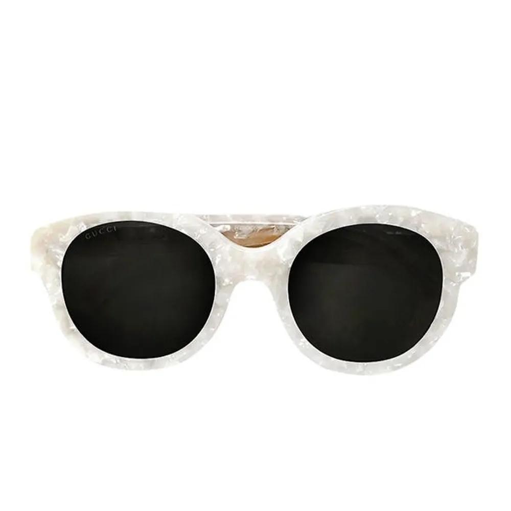 

[Gucci] Round Sunglasses GG0207S IVORY [GUA004]