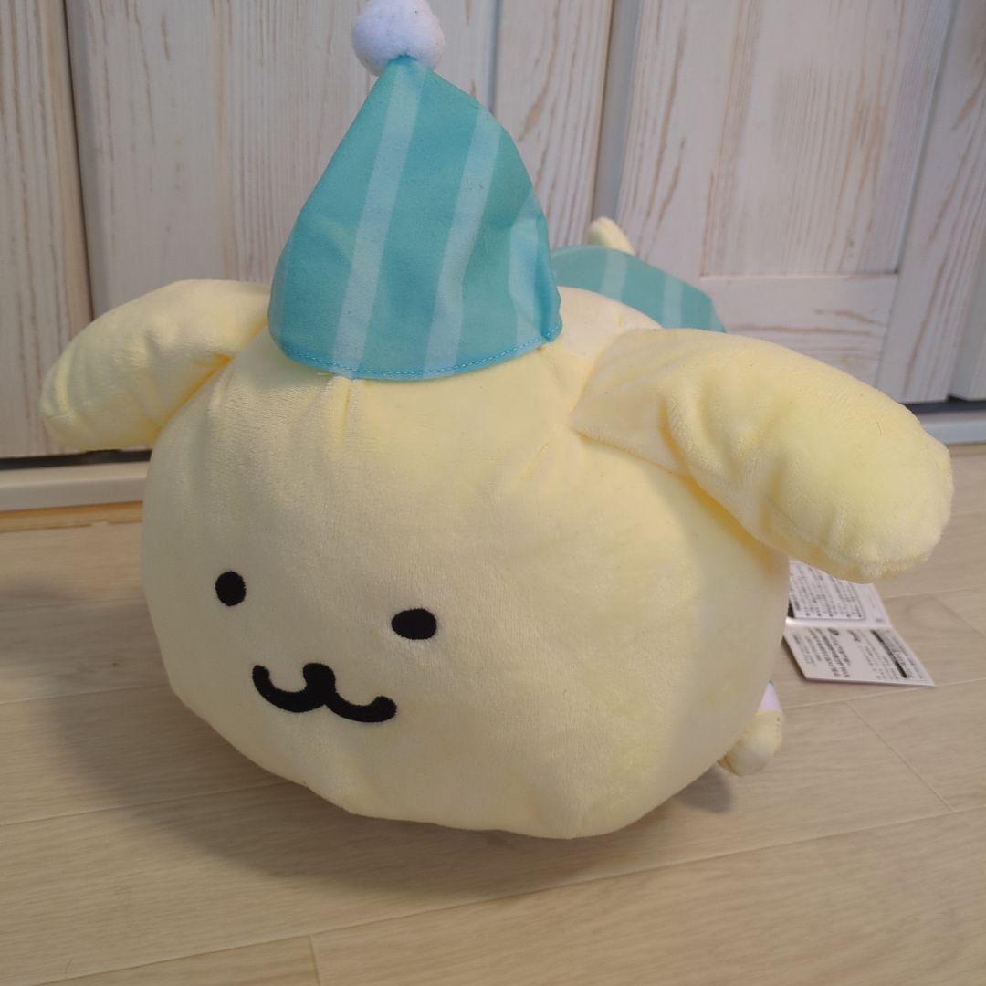 Nagano x Sanrio Characters Sleeping together BIG stuffed toy Pompompurin