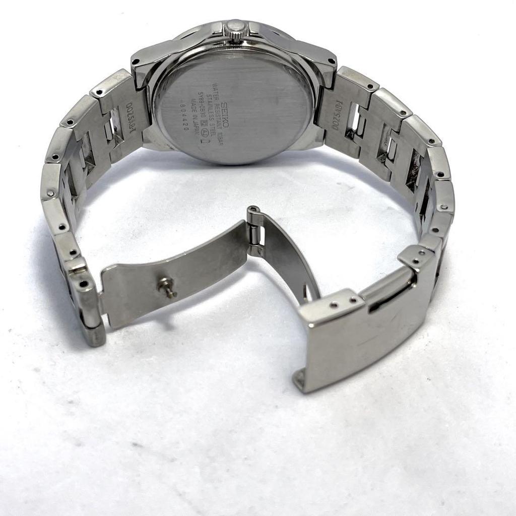 [USED] 31 SEIKO Lucia Women's Day Date Watch with Blue Dial and Silver Accents