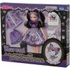 Takara Tomy Licca-chan Doll Cool Kuromi Outfit Set Casual Purple Dress 3 Years and Up