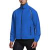 Mens Waterproof Cycling Jacket Convertible Vest Lightweight Outdoor Hiking Raincoat Reflective