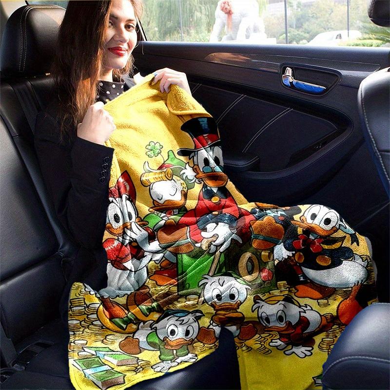 1pc, Duck Tales Family Blanket Cozy Throw for Home Decor, Couch Cover, Outdoor Use, Travel, Camping