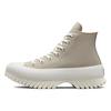 Chuck Taylor All Star Lugged 2.0 High Beach Stone Men Sneakers Grey Egret Black A05098C