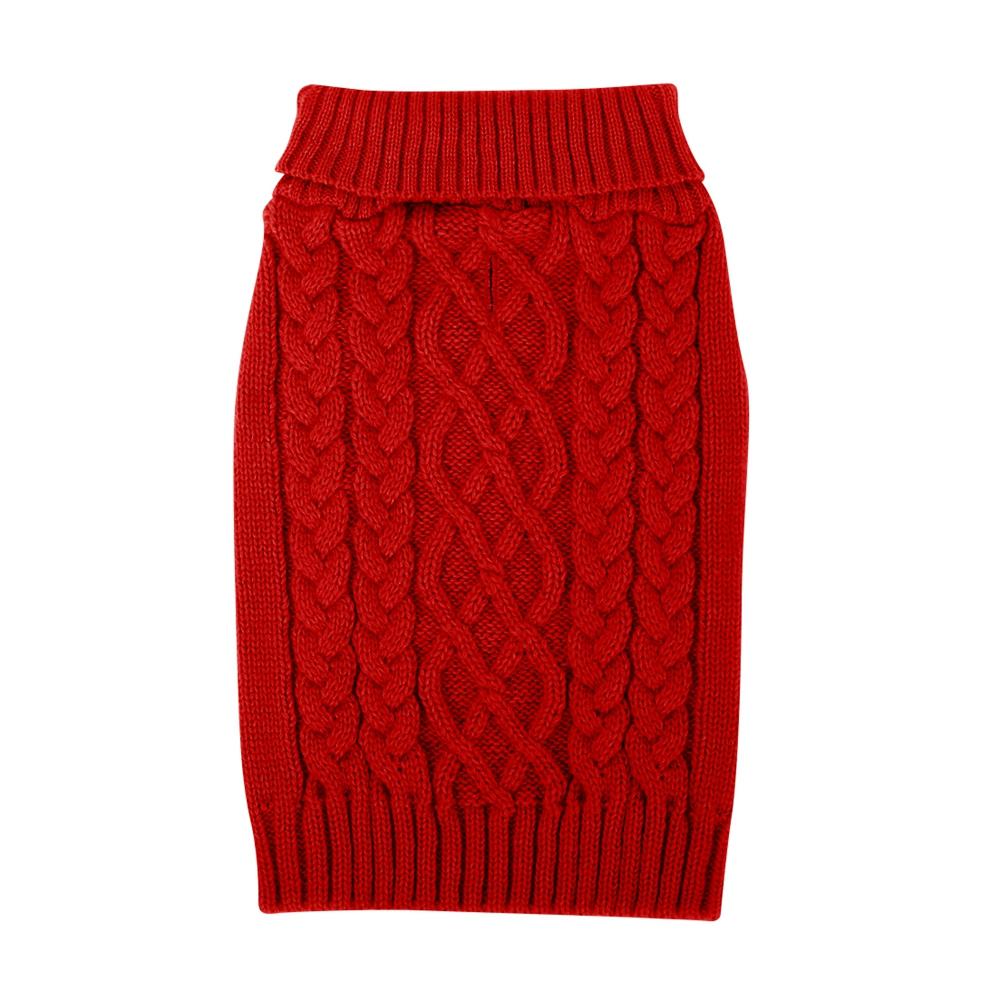 

Простой эластичный трехмерный вязаный свитер для домашних кошек и собак, осень и зима XS