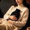 Leak Proof Hot Water Bottle 2000ML with Knit Cover, Leakproof Rubber Bag Large Capacity for Pain Relief, Winter Warm Neck, Shoulder Back Reusable