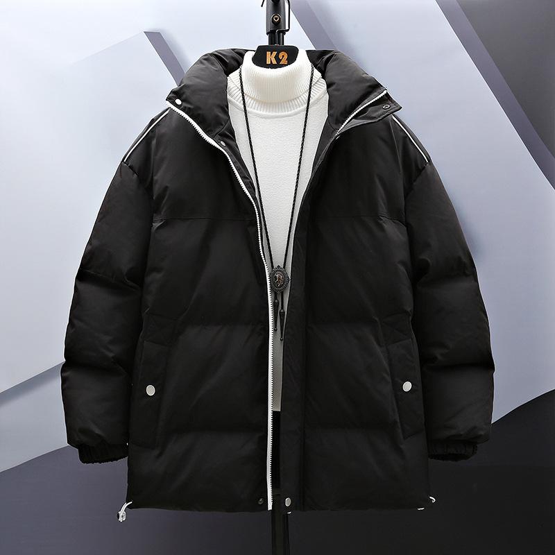 Winter Trend Men Korean Version Cotton-padded Coat Coat Thickened Cotton-padded Coat Men Casual Fashion Trend Coat Men