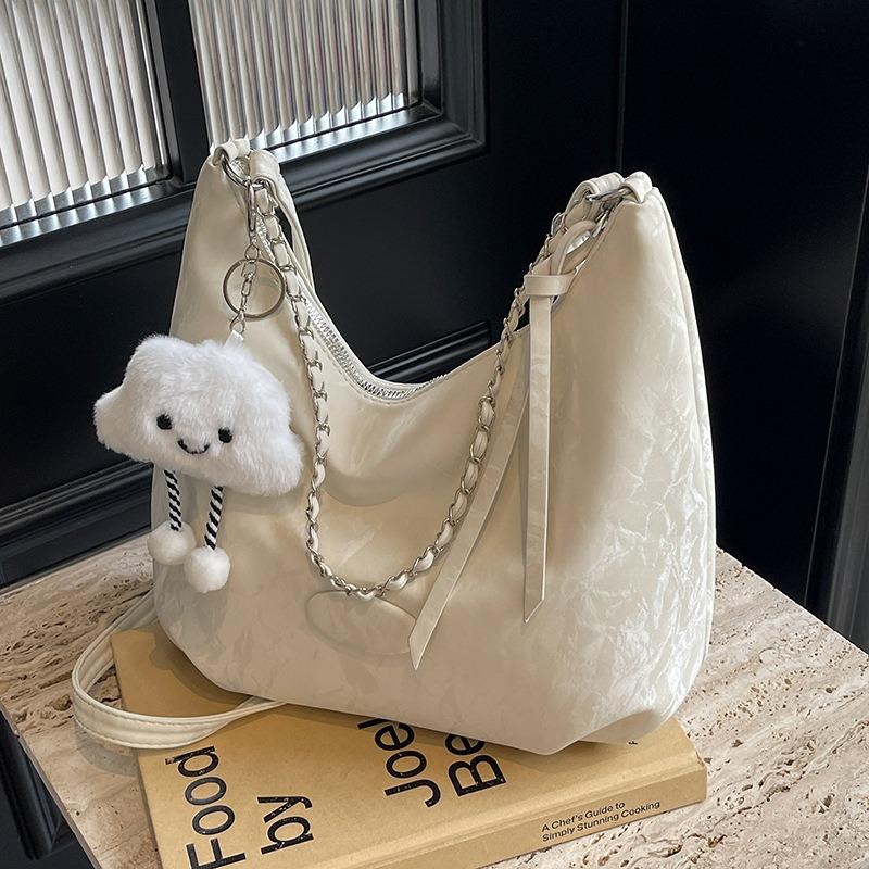 Casual Student Soft Surface Large-capacity Bag Women's New Summer Work Commuter Bag Fashionable Shoulder Messenger Bag