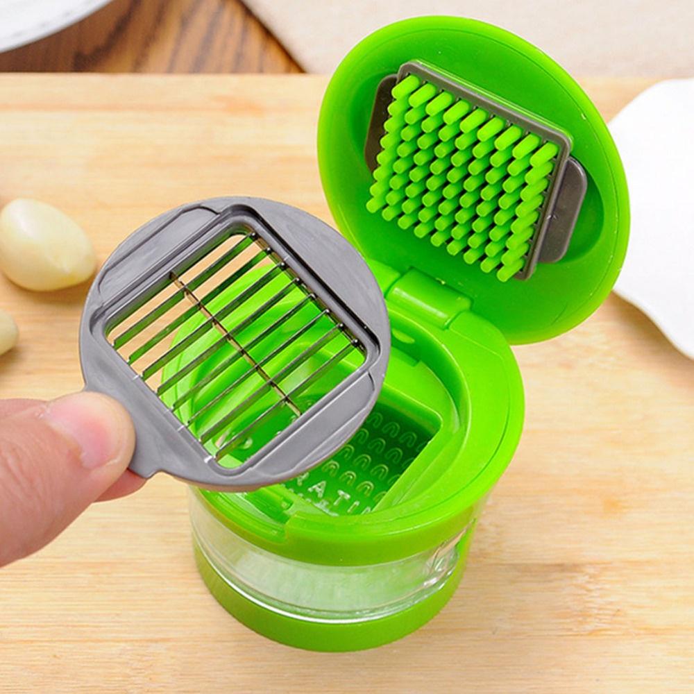 Kitchen Vegetable Tools Mini Garlic Press Presser Onion Chopper Garlic Mincer Slicer Dicer Grater