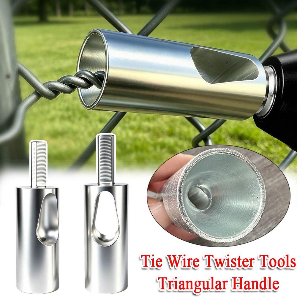 Triangular Shank Fence Wire Twist Tool Drill Wire Tie Tool  For Twist Ties Fixing Chain Link Fence
