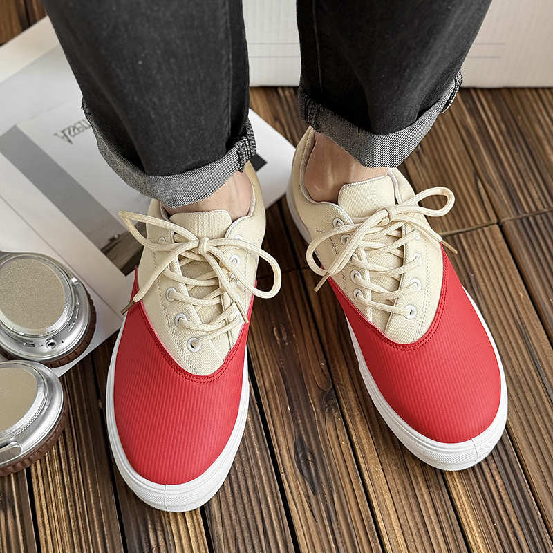 Fashion Summer Ribbon Men's Sneakers Wholesale Casual Blue Color Shoes Brown Boot Sports High Tech Footwear Snekaers High-end