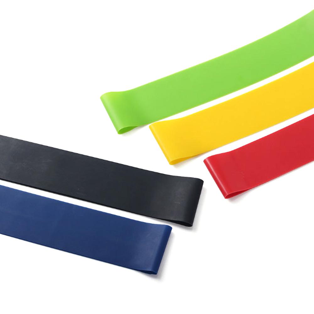 5PCS Portable Latex Tension Band Fitness Sport Yoga High Elasticity Deep Squat Smooth Surface