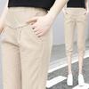 High Waist Korean Style Spring Harem Pants - Cotton Linen Ice Silk, Slimming and Comfortable Casual Wear