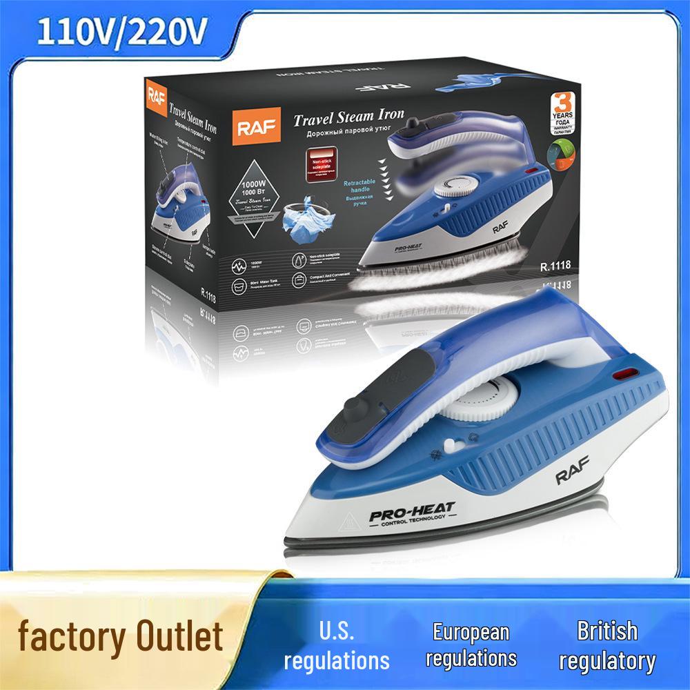 Compact Foldable Handheld Steam Iron - Mini Portable Home Ironing Machine