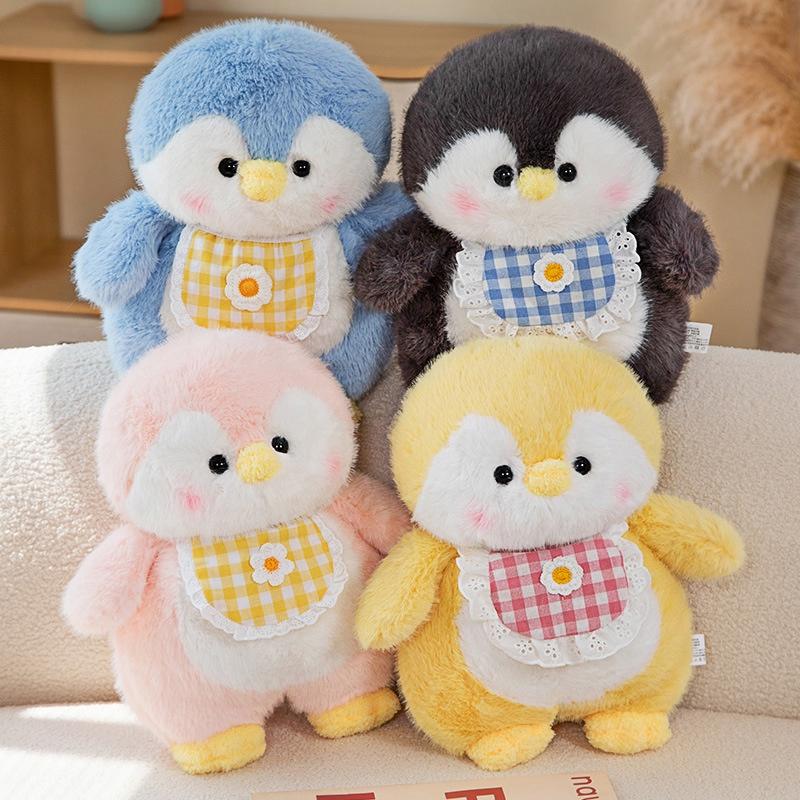 Cute Penguin Cub Plush Toy Fluffy Stuffed Animal For Valentine's Day Gift Best Friend Gift And Sister