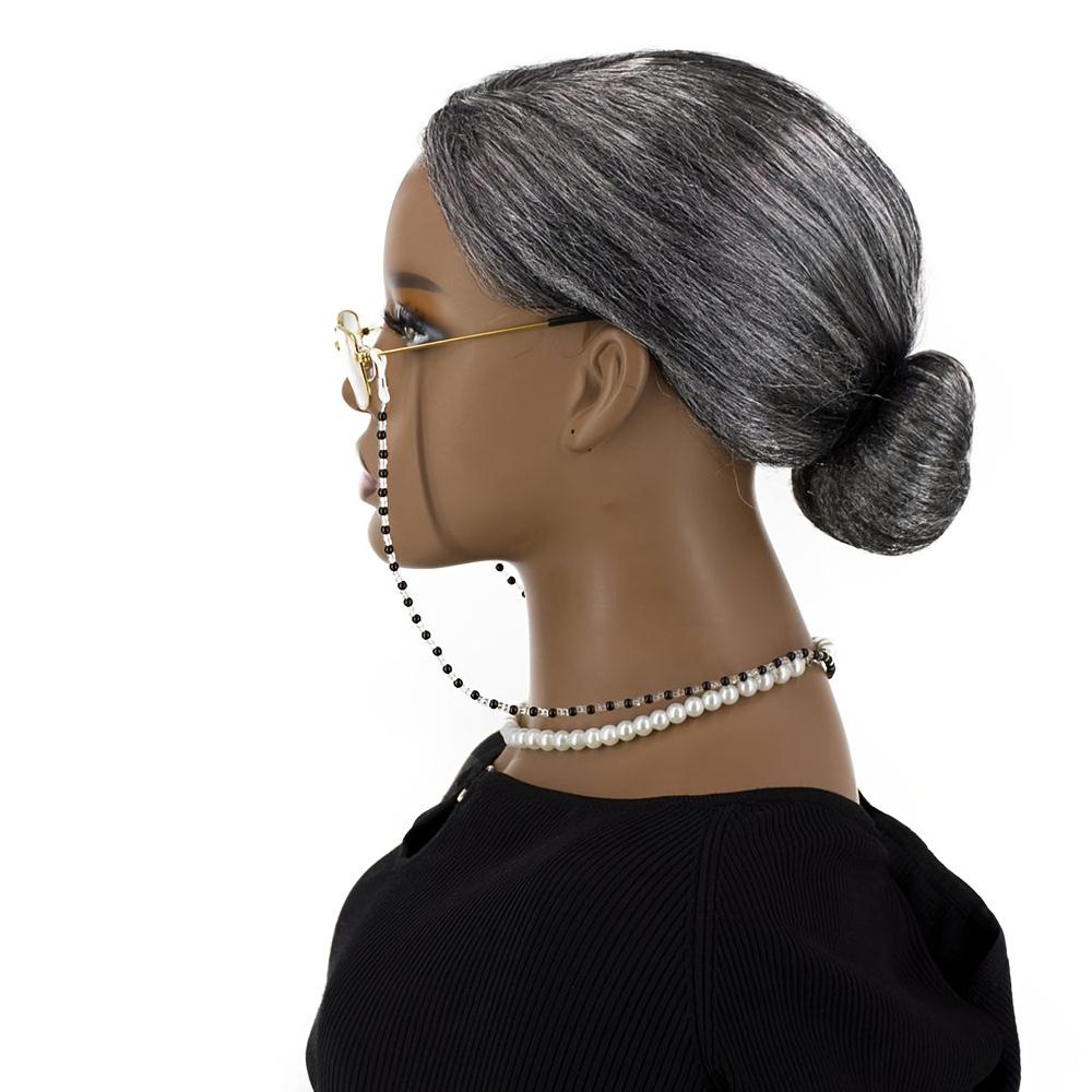 Cos wig gray wig granny synthetic wig anime party festival party