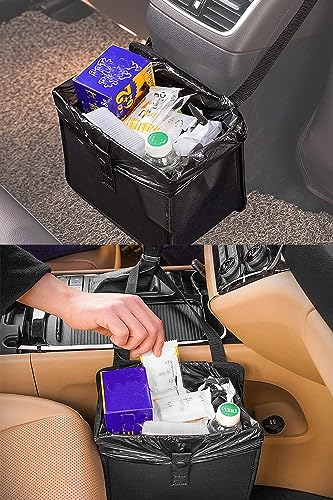 YFFSFDC Sitzrückentasche, Autoaufbewahrungstasche, Auto-Mülleimer, Kleinteilehalter, Multifunktionale Aufbewahrungstasche, Auto-Innenraumorganisation, Große Kapazität