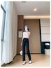 High Elastic Belly Support Maternity Slimming Straight-Leg Pants for Spring, Summer, and Autumn