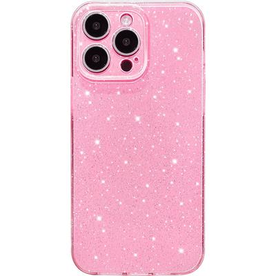 Glitter Cute Sparkly Shiny Bling Sparkle Kryt na telefon pro Iphone 15 Pro Max 14 Plus 13 12 11 X Xs Xr Se 2022 2020 8 7 Ženy Dívky Růžové Příslušenství