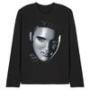 Elvis Presley Unisex Adult Big Face Long-Sleeved T-Shirt