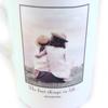 Les Trésors De Lily [G1555] - Tasse Becher 'Innocence' schwarz weiß - 100x75 mm