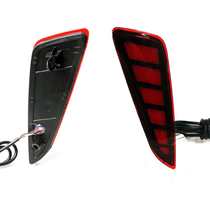 LED Rear Bumper Reflector Tail Light Fit for 2017-2022 Toyota C-HR CHR IZOA Fog Lights Brake Lights Turn Signal Light Accessories